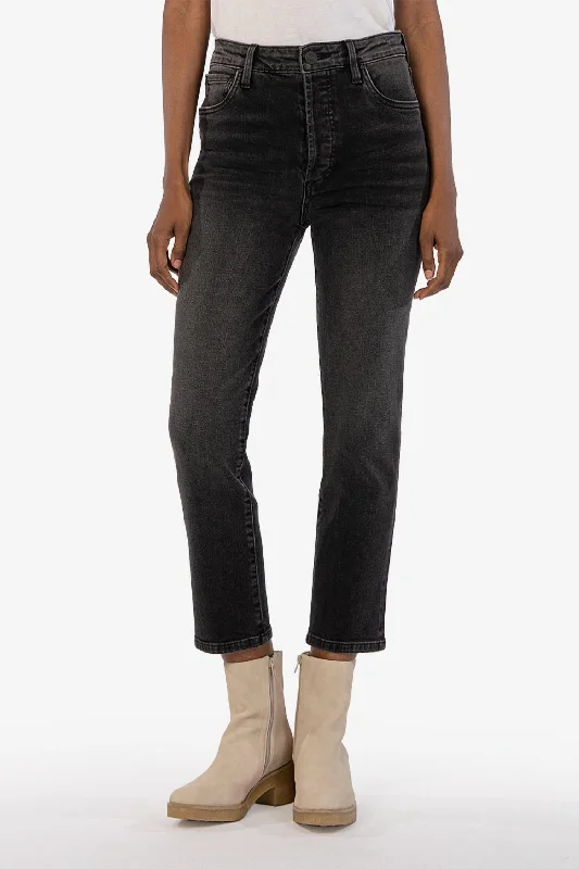 Online Boutiques Affordable Rosa High Rise Vintage Crop Straight Leg Jean In Convenient Wash