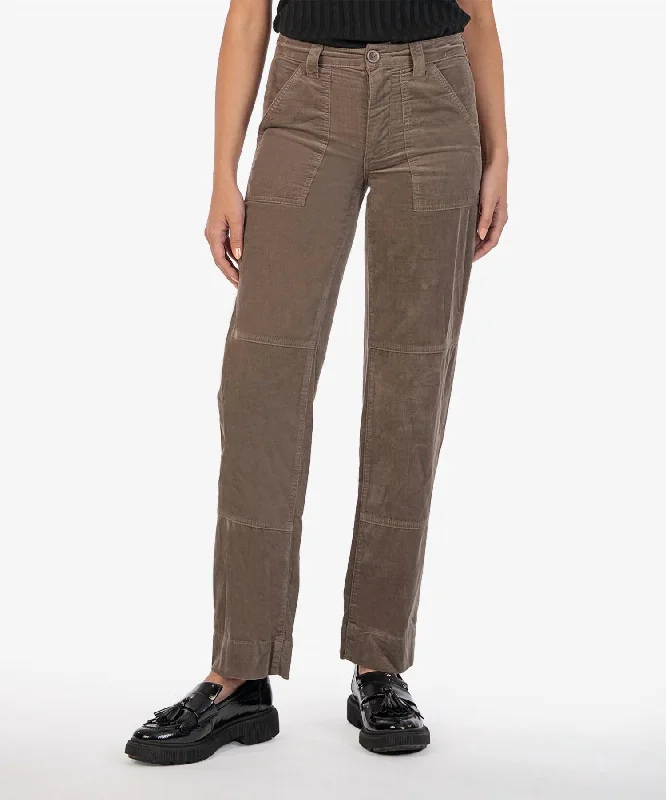 Clothing Online Women's Elizabeth Corduroy Pant In Almond