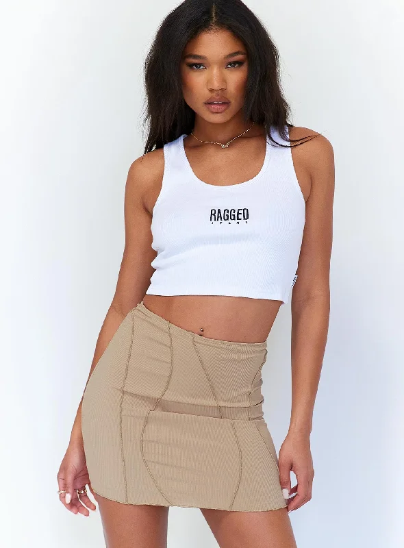 Women's Transitional Apparel Rhiana Mini Skirt Brown