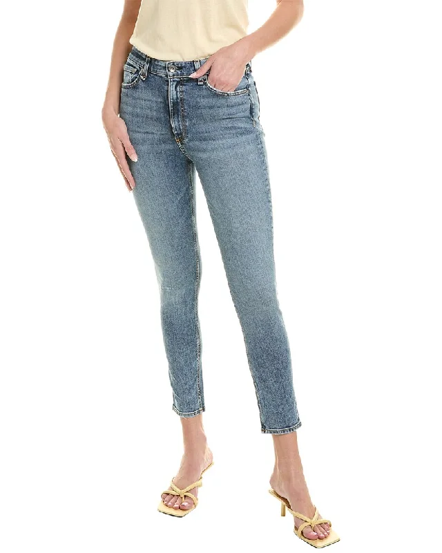 Trendy Casual Outfits rag & bone Nina High-Rise Norwalk Ankle Skinny Jean