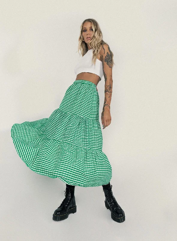 Women's Holiday Clothing Hale Midi Skirt Green