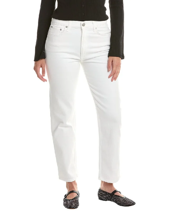 Flash Sales Today rag & bone Harlow Optic White Straight Jean