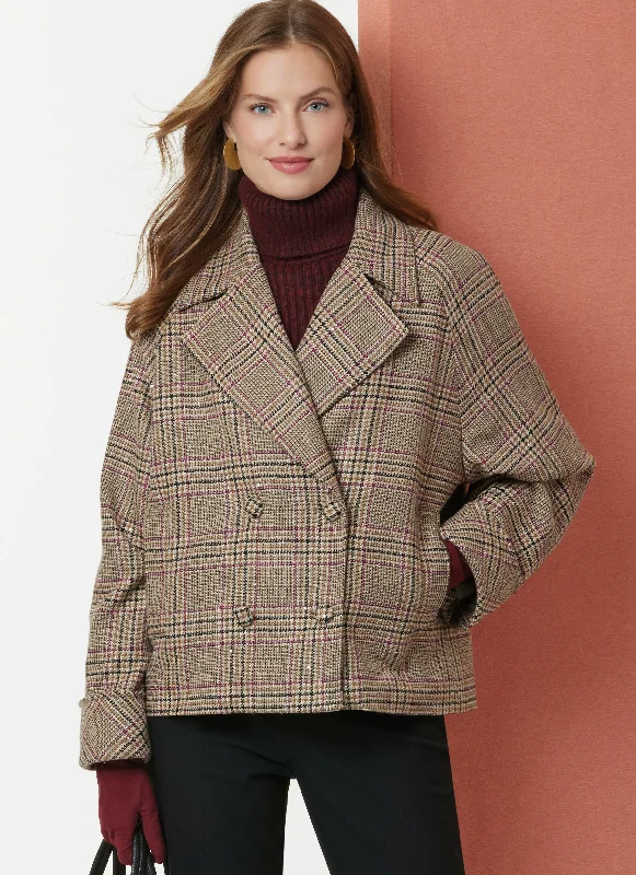 Women's Cozy Outfit For Lounging Butterick Jacket & Coat B7007