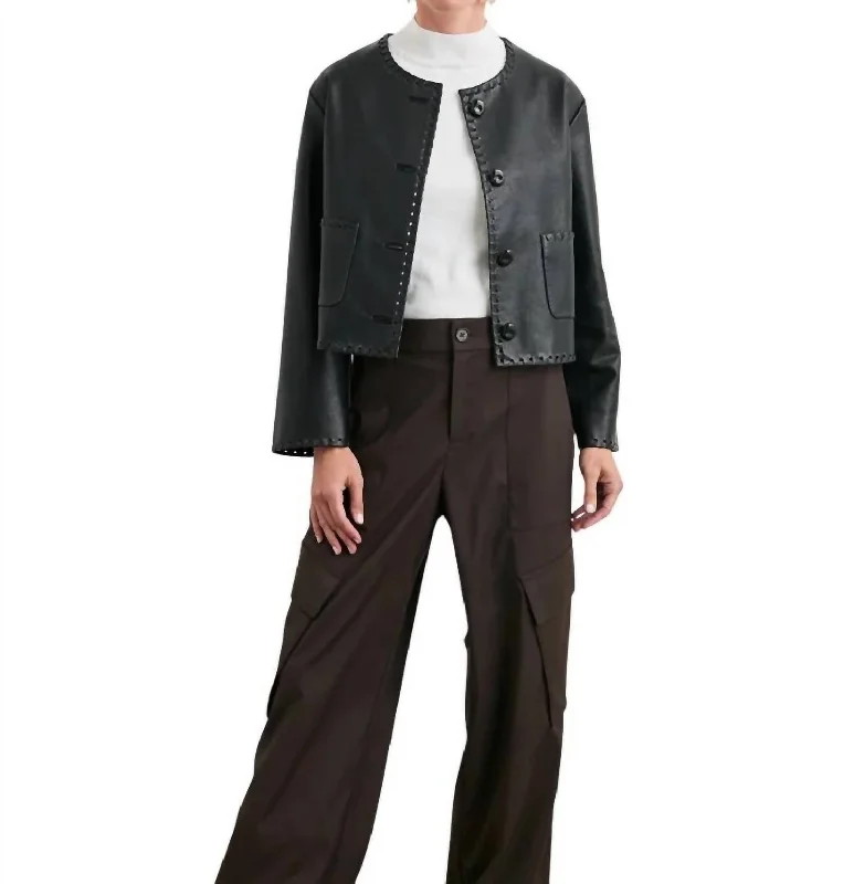 Women's Clothing For Work Nevina Jacket In Black