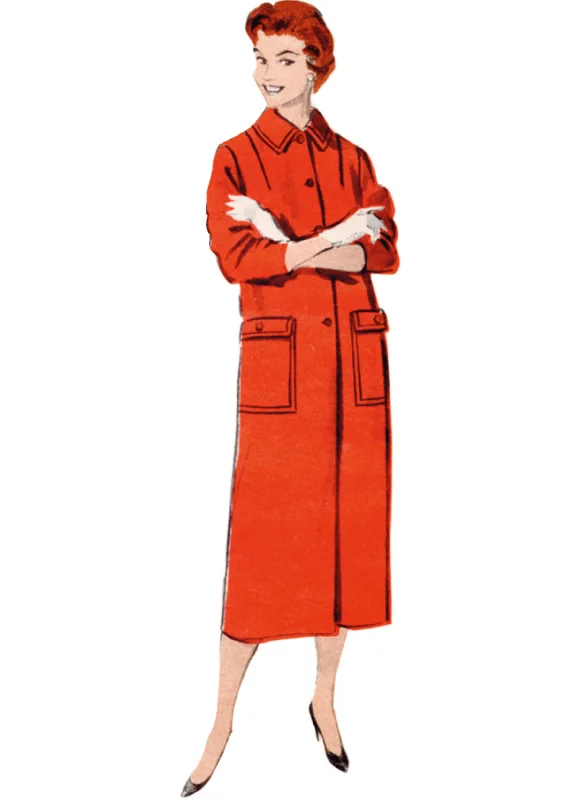 Women's Comfy Loungewear Outfit Butterick Vintage Coat V7020