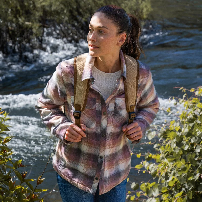 Women's Plus-Size Outfit Women's Koshi Adirondack Flannel Shirt Jacket