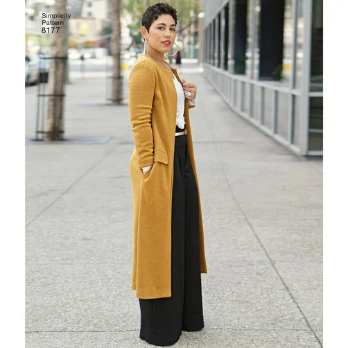 Women's Vintage Attire Simplicity Trouser, Coat, Vest and Top S8177