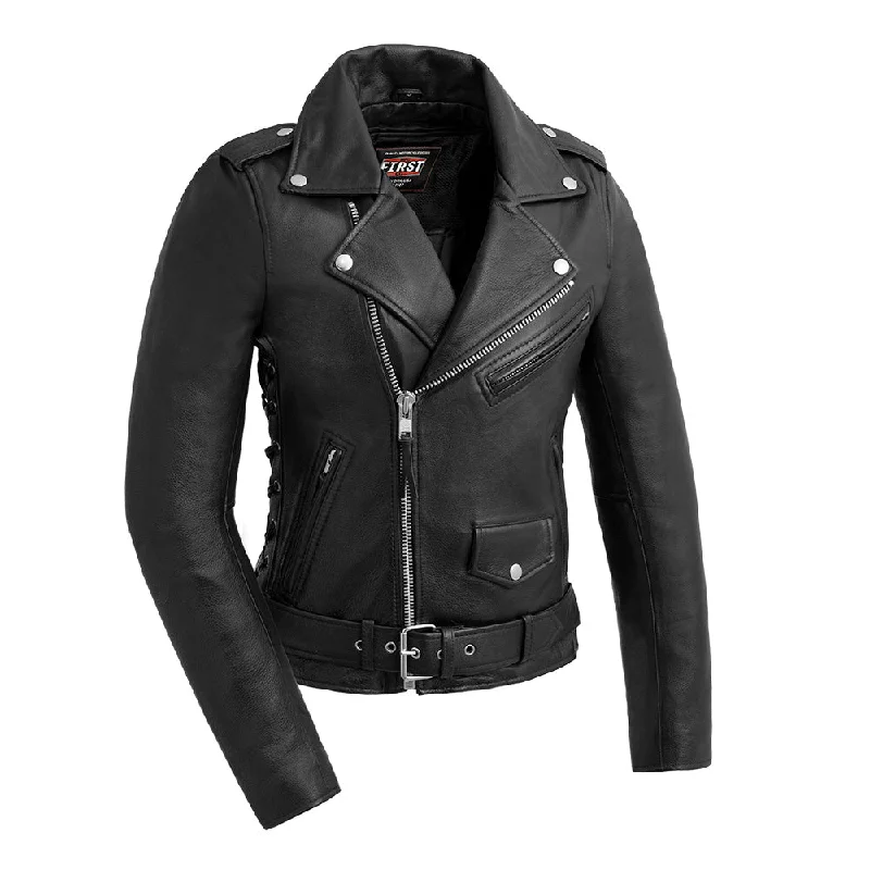 Women's High-Fashion Apparel Popstar Women's  Motorcycle Leather Jacket