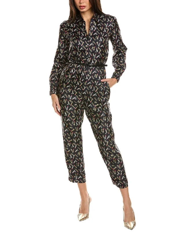 Comfortable Lounge Clothing Max Mara Mara Silk Jumpsuit