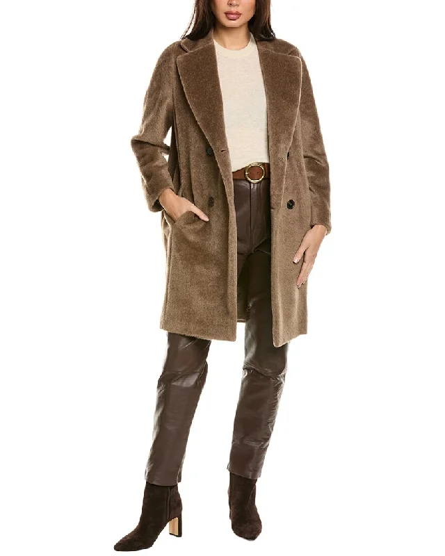 Women's Trendy Casual Clothes S Max Mara Roseto Alpaca & Wool-Blend Coat