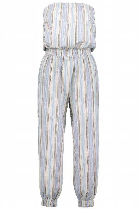 Elegant Women's Clothing Online Women's Maya Jumpsuit In Summer Stripe