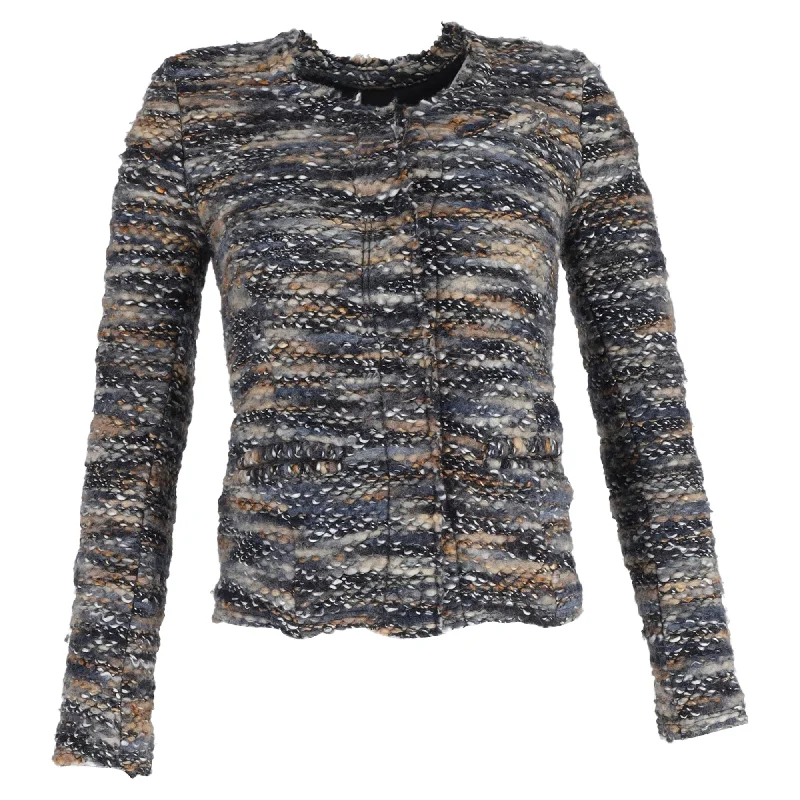 Women's Luxury Garments Iro Molly Bouclé-Tweed Jacket in Multicolor Wool