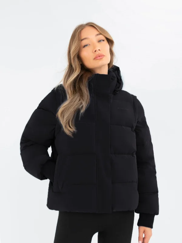 Casual Clothing For Women Multiway Puffer Coat 2 - Black