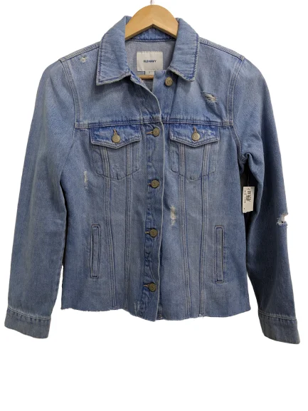 Luxury Women's Clothing [S] NWT Old Navy Raw Hem Denim Jacket