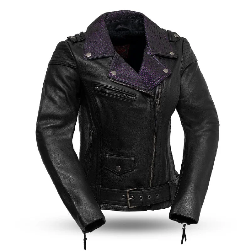 Tailored Clothing For Women Iris - Women's Motorcycle Leather Jacket