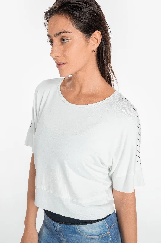 Women's Athletic Apparel Comfy Effect Blouse