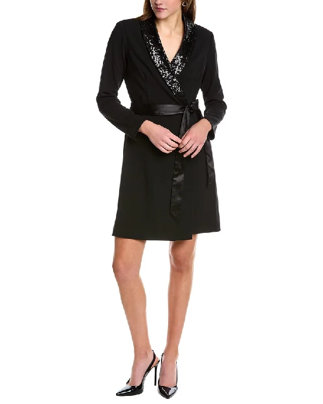 Clothes Women Adrianna Papell Faux Wrap Blazer Dress