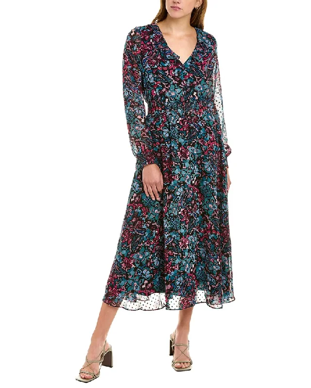 Women's Clothing With Trendy Designs Nanette by Nanette Lepore Swiss Dot Maxi Dress