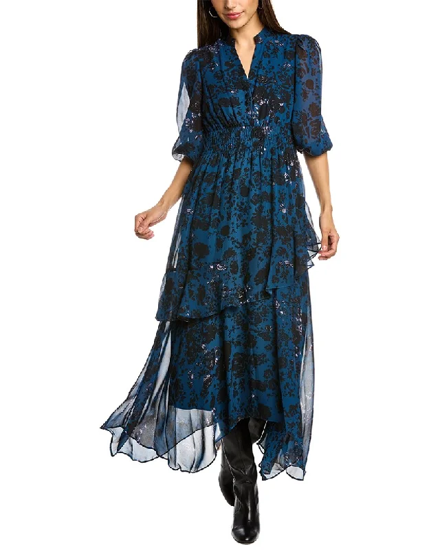 Stylish Women's Clothing Taylor Elbow-Sleeve Midi Dress