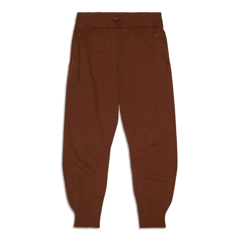 Sale On Sale -Cashmere Knit Mid-Rise Jogger - Resale