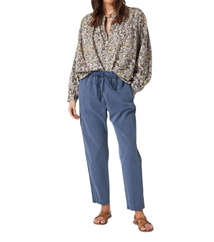 Women's Clothes For Work Rex Pant In Washed Blue