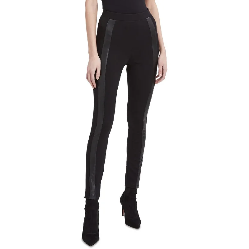 Women's Formal Event Outfit Womens Faux Leather High Waist Leggings